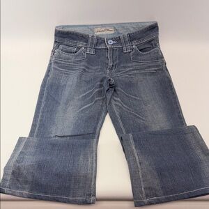 Stylish Light Blue Flare Jeans